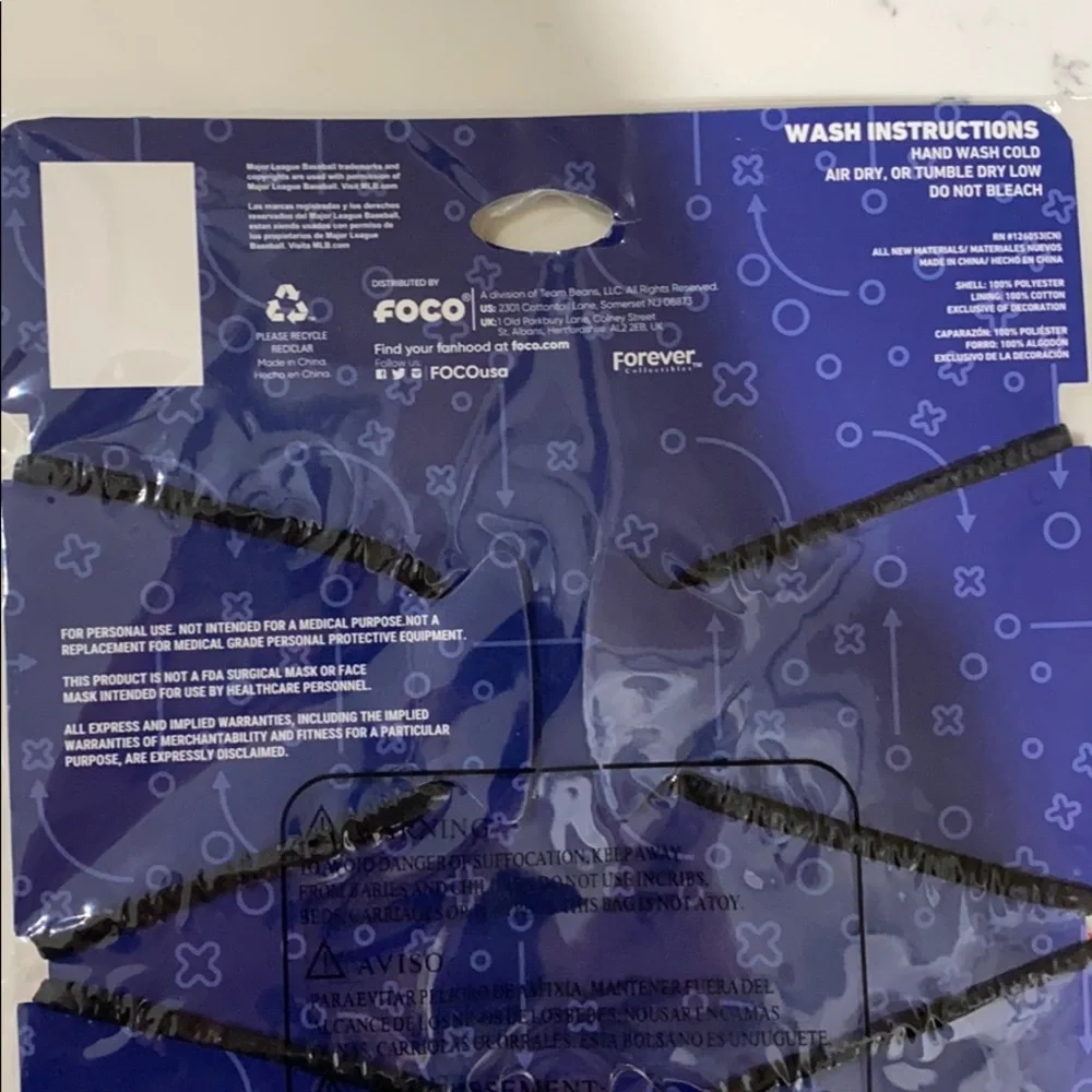 NWT LA Angels mask 3 pack by Foco